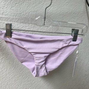 Mikoh Zuma Bikini Bottoms in Lavender Color, Size Small